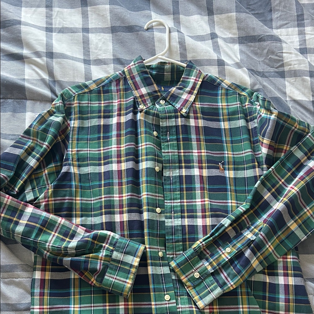 Ralph. Lauren preowned large long sleeve button up.